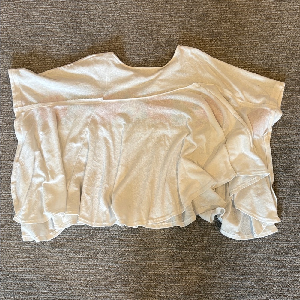 White Embroidered Floral Top - Picture 4 of 5